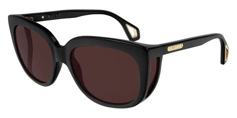 gucci - gg0468s - injection - black|Gucci GG0468S 001 57 Sunglasses .